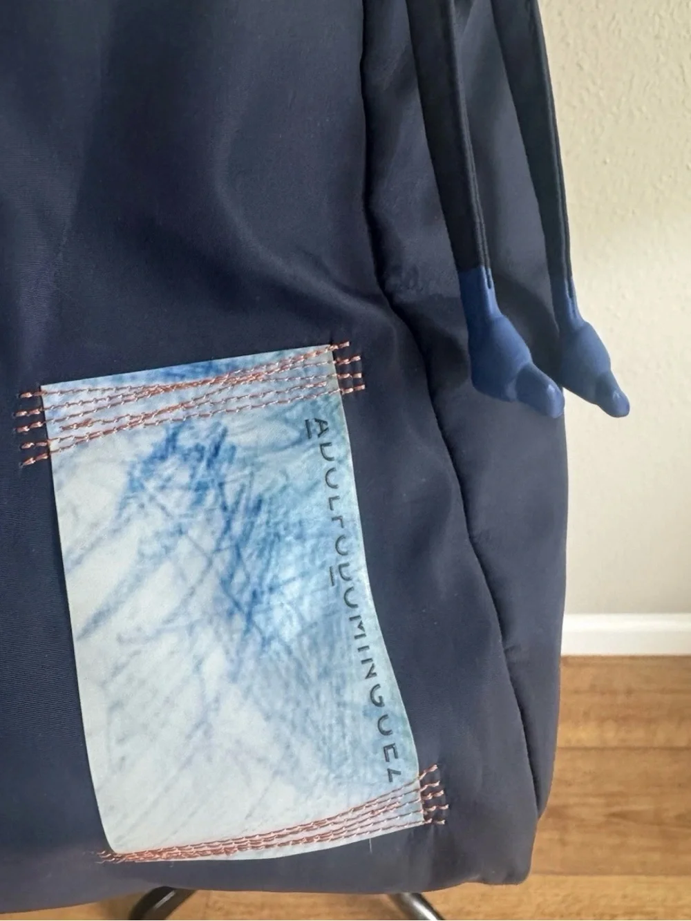 Adolfo Dominguez blue Shoulder bag